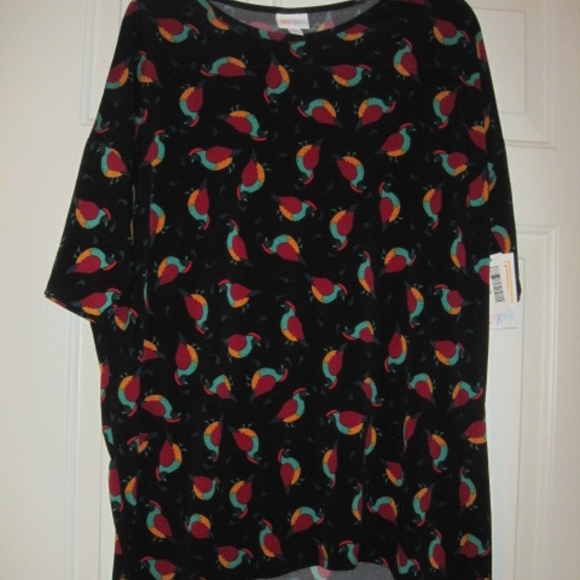 Lularoe Irma Tunic - Partridge Birds - Picture 1 of 4